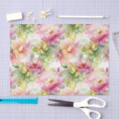 Papier Mousseline Illustration de l'encre d'alcool pastel Flower Gra (Artisanat)