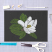 Papier Mousseline Illustration de Magnolia Sud (Artisanat)
