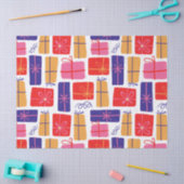 Papier Mousseline Illustration de Noël (Artisanat)
