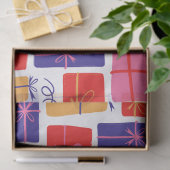 Papier Mousseline Illustration de Noël (Cadeau)