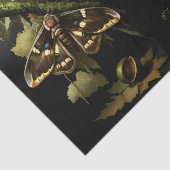 Papier Mousseline Illustration de papillon de forêt découpée (Détail)