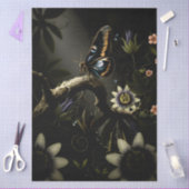 Papier Mousseline Illustration de papillon de nuit forestier en déco (Artisanat)