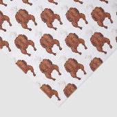 Papier Mousseline Illustration de poulet rôti (Détail)