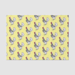 Papier Mousseline Illustration de poulet Sebright