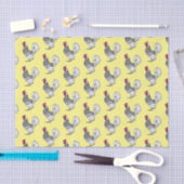 Papier Mousseline Illustration de poulet Sebright (Artisanat)