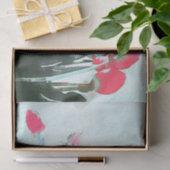 Papier Mousseline Illustration de printemps des Tulipes d'aquarelle (Cadeau)