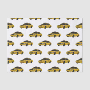 Papier Mousseline Illustration de taxi