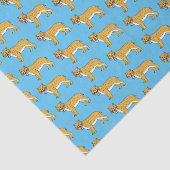 Papier Mousseline Illustration de tigre à dents de sabre (Détail)