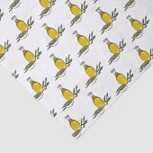 Papier Mousseline Illustration d'huile d'olive (Détail)