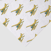 Papier Mousseline Illustration d'hydravion (Détail)