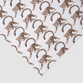 Papier Mousseline Illustration d'ocelot mignon (Détail)