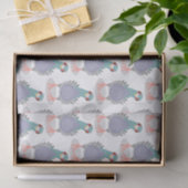 Papier Mousseline Illustration drôle de pigeon curieux (Cadeau)