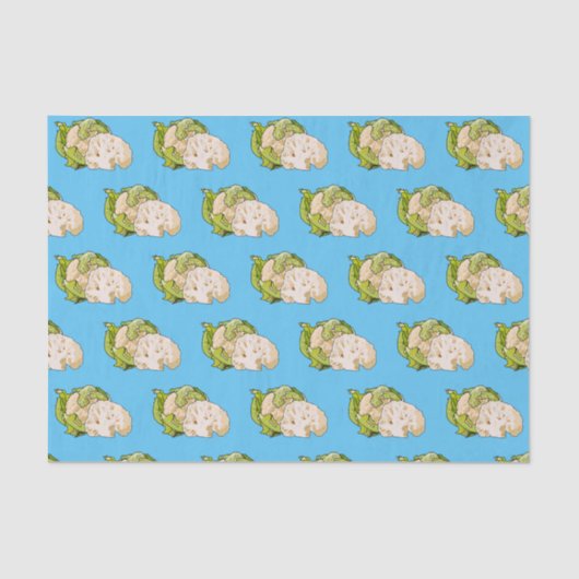 Papier Mousseline Illustration du chou-fleur (Recto)