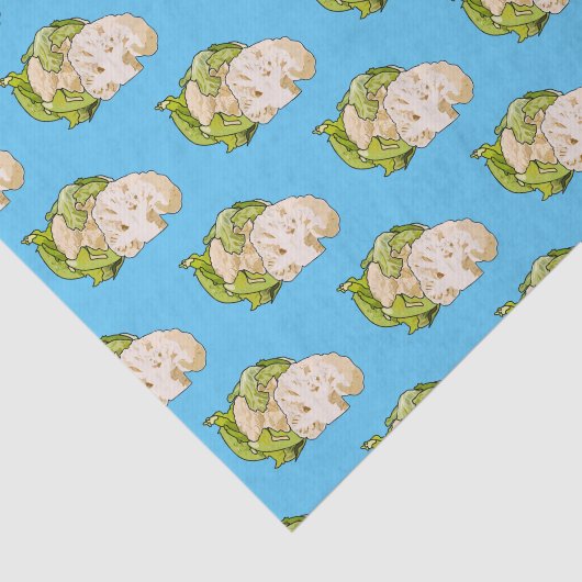 Papier Mousseline Illustration du chou-fleur (Détail)