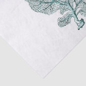 Papier Mousseline Illustration du corail marin antique (Détail)