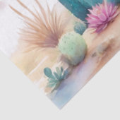 Papier Mousseline Illustration du désert de l'aquarelle de découpage (Détail)