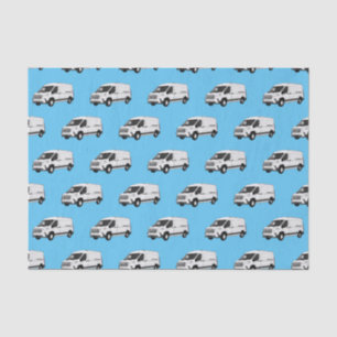 Papier Mousseline Illustration du fourgon de livraison