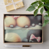 Papier Mousseline Illustration du mignon caniche (Cadeau)