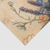 Papier Mousseline Illustration du modèle Flower personnalisable (Détail)