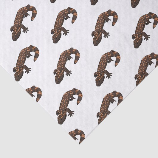 Papier Mousseline Illustration du monstre Gila (Détail)