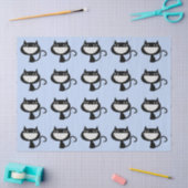 PAPIER MOUSSELINE ILLUSTRATION DU MOTIF DE LA CAT (Artisanat)