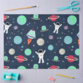 Papier Mousseline Illustration du Motif spatial (Artisanat)