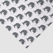 Papier Mousseline Illustration du poisson-chat mignon (Détail)