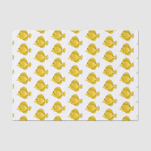 Papier Mousseline Illustration du poisson-tang jaune