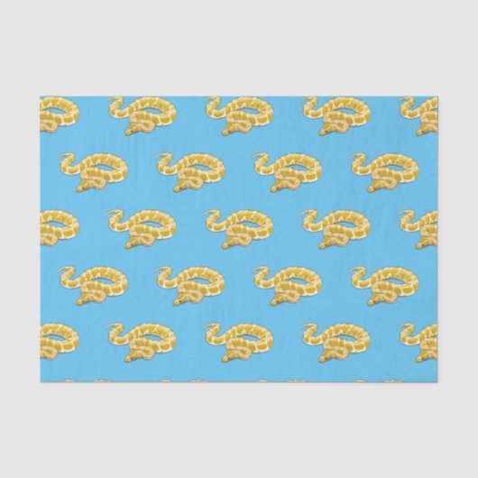 Papier Mousseline Illustration du serpent python birman (Recto)