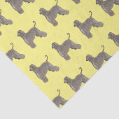 Papier Mousseline Illustration d'un chien hound afghan (Détail)