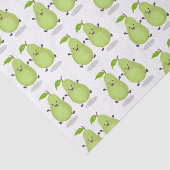 Papier Mousseline Illustration d'une paire de poires mignonne (Détail)