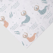 Papier Mousseline Illustration d'une sirène de danse personnalisée (Détail)