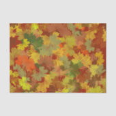 Papier Mousseline Illustration Feuilles d'automne (Recto)