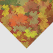 Papier Mousseline Illustration Feuilles d'automne (Détail)