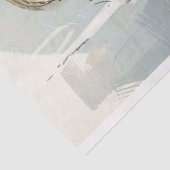 Papier Mousseline Illustration majestueuse de mammouth laine découpa (Détail)