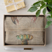 Papier Mousseline Illustration méditerranéenne de cru de vie marine (Cadeau)