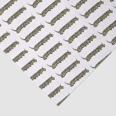 Papier Mousseline Illustration Monarch caterpillar (Détail)