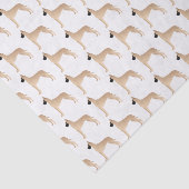 Papier Mousseline Illustration Silhouette de la race de chiens de gr (Détail)