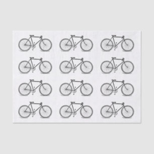 Papier Mousseline Illustration vintage de bicyclette