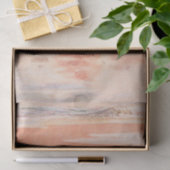 Papier Mousseline Illustration vintage Enfants sur la plage (Cadeau)