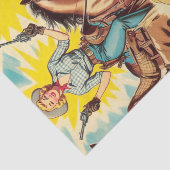 Papier Mousseline Illustration vintage Pays sans faille (Détail)