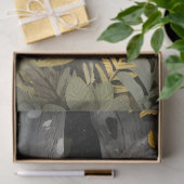 Papier Mousseline Illustration Whimsical Raccoon caché (Cadeau)