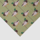 Papier Mousseline Illustrations de Canards colverts (Détail)