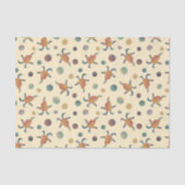 Papier Mousseline Illustrations de chèvre peinte moderne et Pois (Recto)