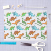 Papier Mousseline Illustrations de dinosaures pour enfants mignons (Artisanat)