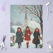 Papier Mousseline Illustrations vintages (Artisanat)