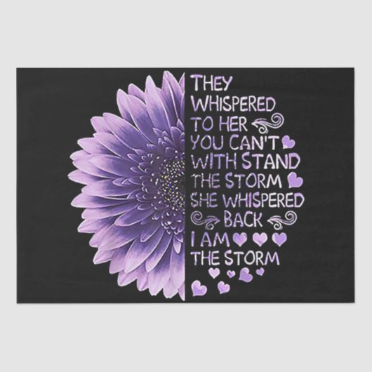 Papier Mousseline Ils lui ont hurlé que tu ne peux pas avec Stand Le (Recto)