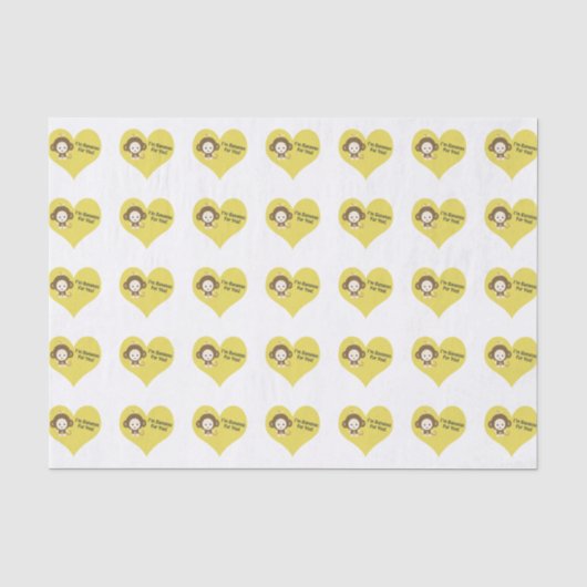 Papier Mousseline Im Bananas pour singe (Recto)
