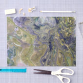 Papier Mousseline Image couleur satellite cool (Artisanat)