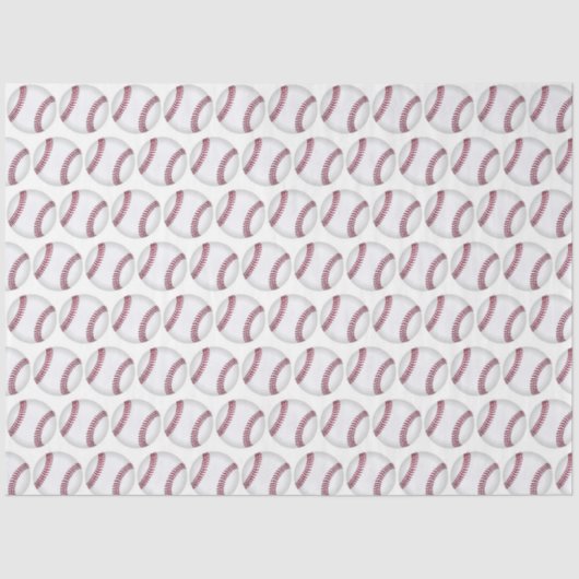 Papier Mousseline Image de baseball (Recto)